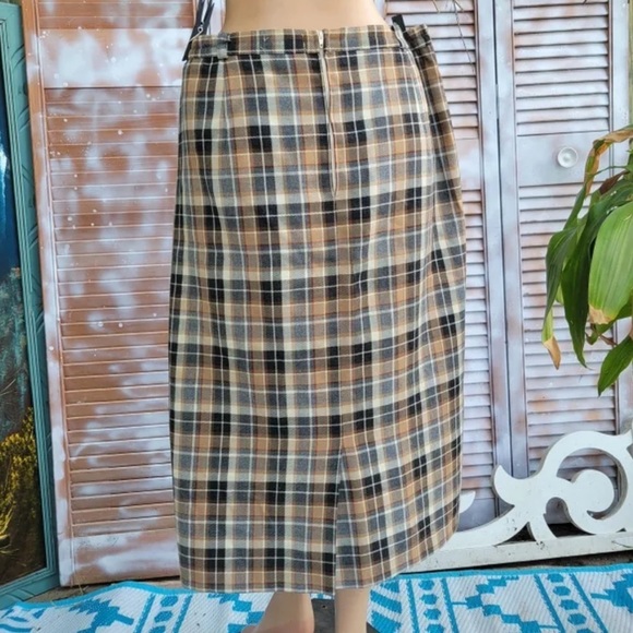 CORANIT PRET-A-PORTER vintage made in Germany plaid skirt, nova check vibes - Picture 3 of 7